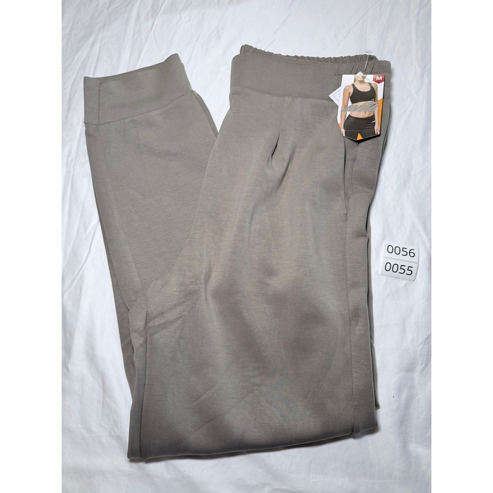 Avia Womens Commuter Jogger Pants Taupe Brown Activewear Size M Medium NWT